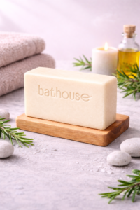 Handmade Bathouse Moisturizing soap bar made with natural ingredients for gentle daily skincare